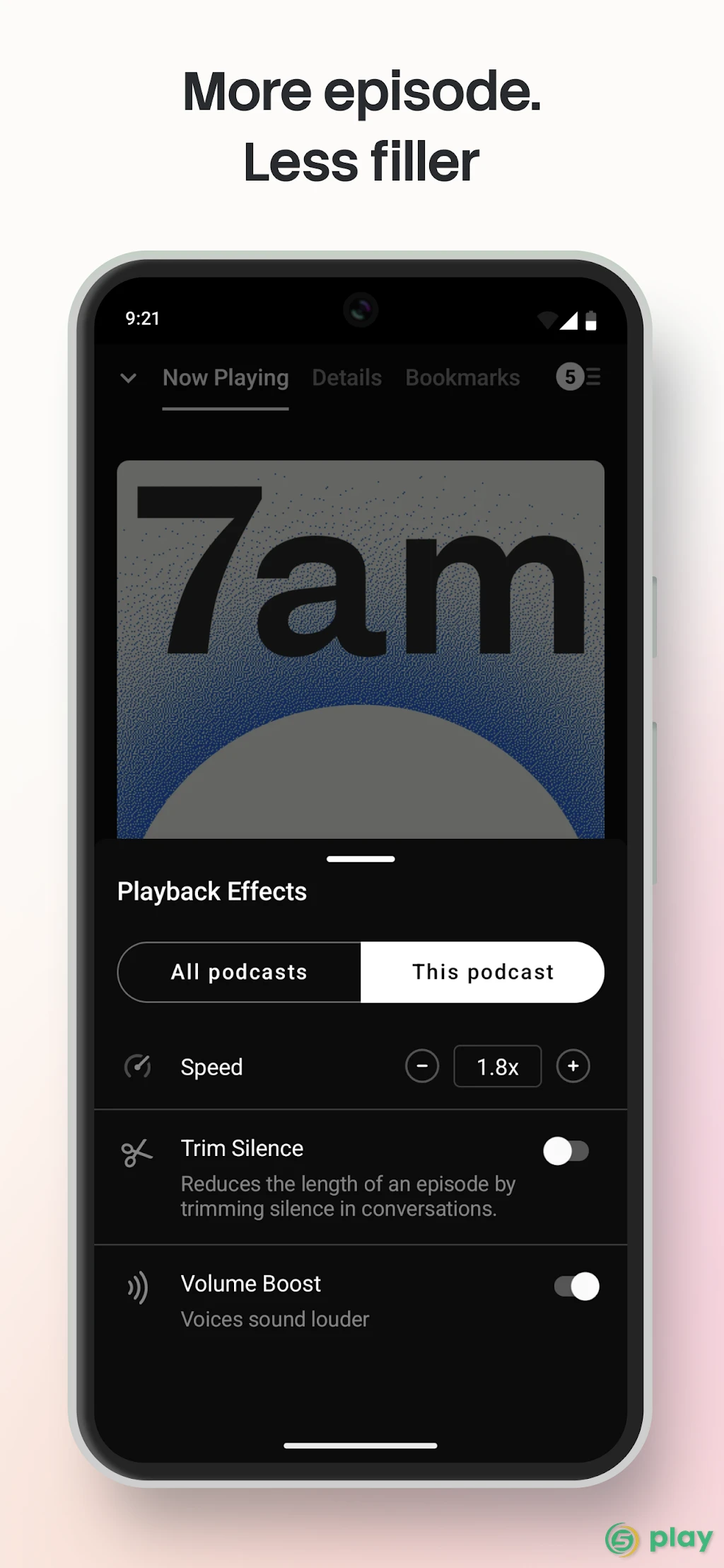 Pocket Casts — скриншот 5