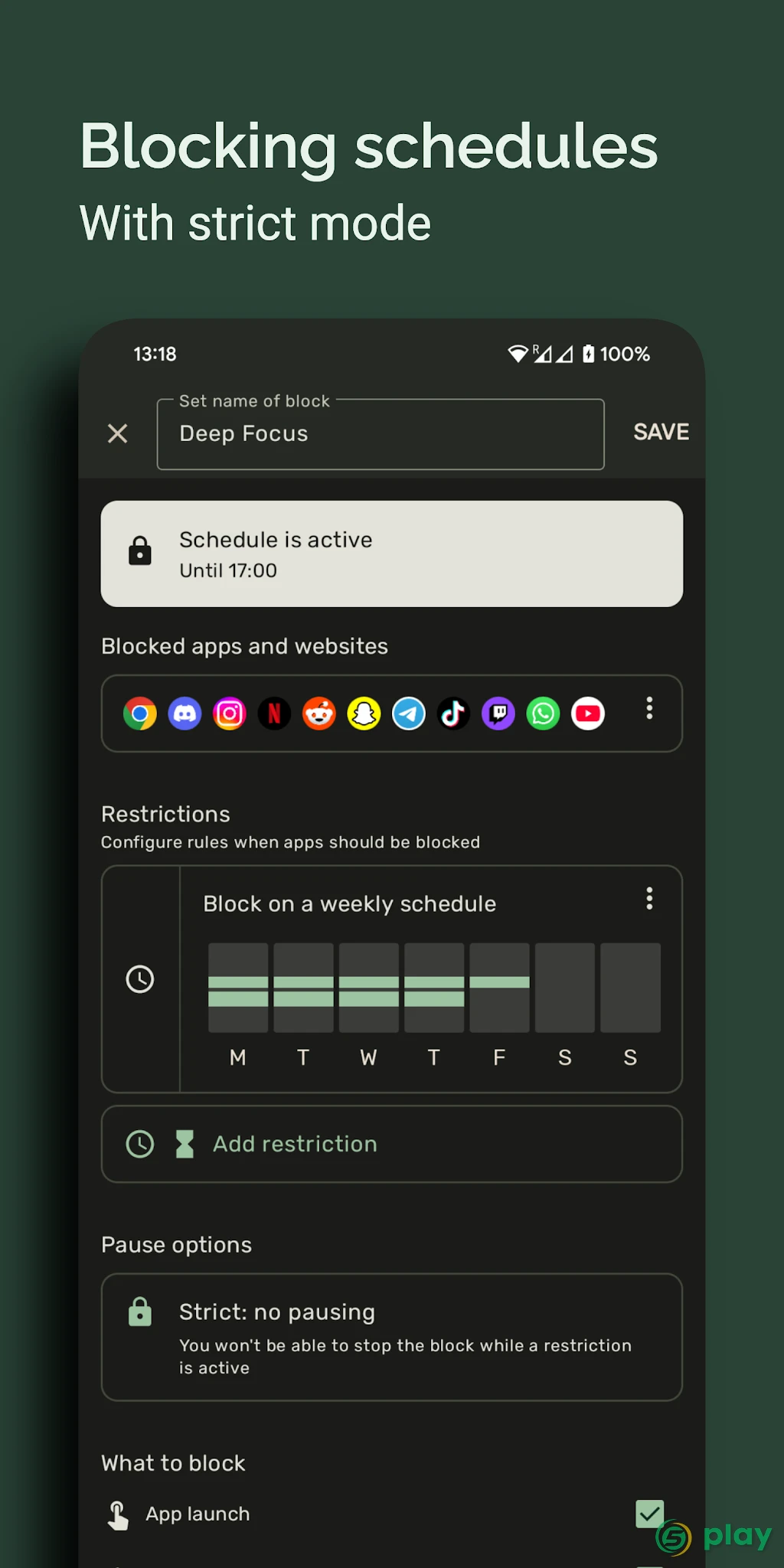 Block Apps - Productivity & Digital Wellbeing — скриншот 4