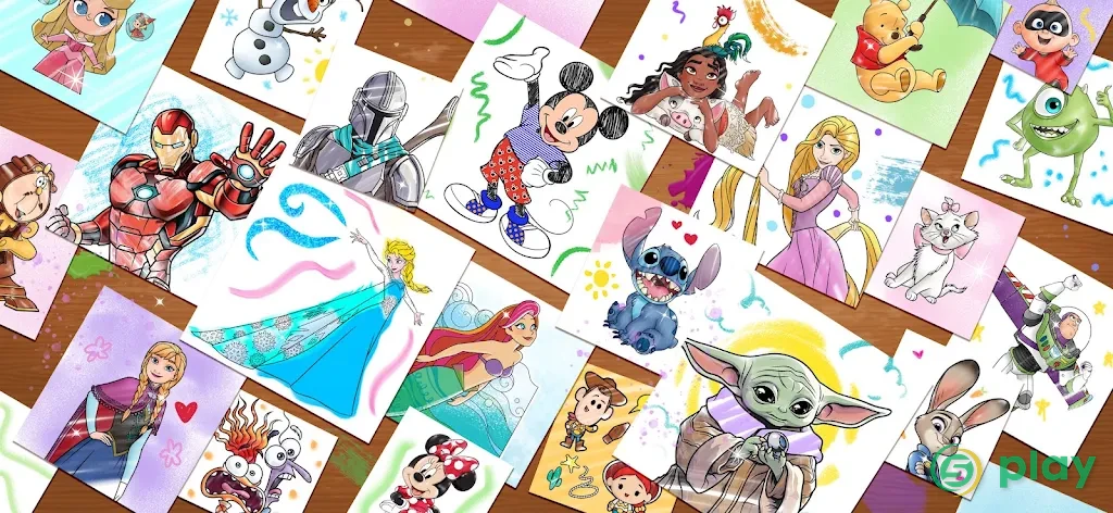 Disney: мир раскрасок — скриншот 2