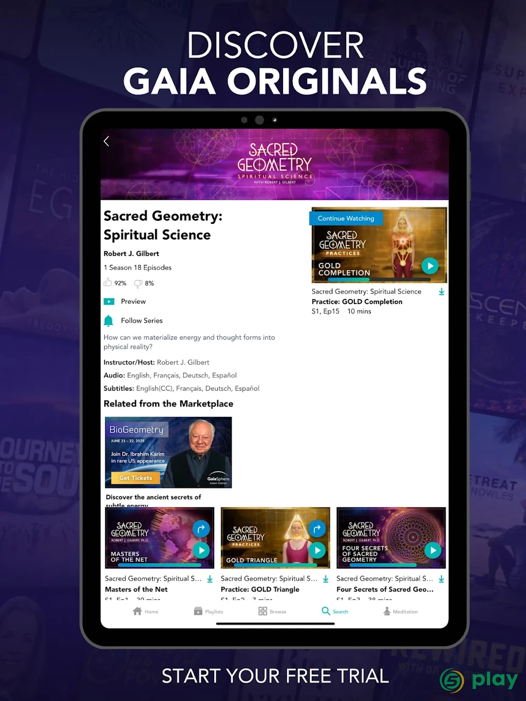 Gaia TV Conscious Media — скриншот 11