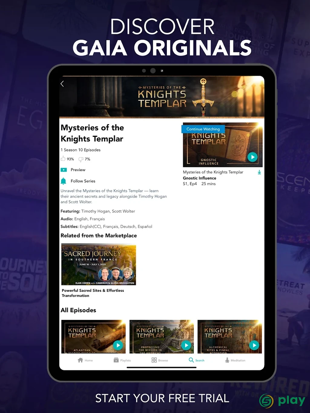 Gaia TV Conscious Media — скриншот 12