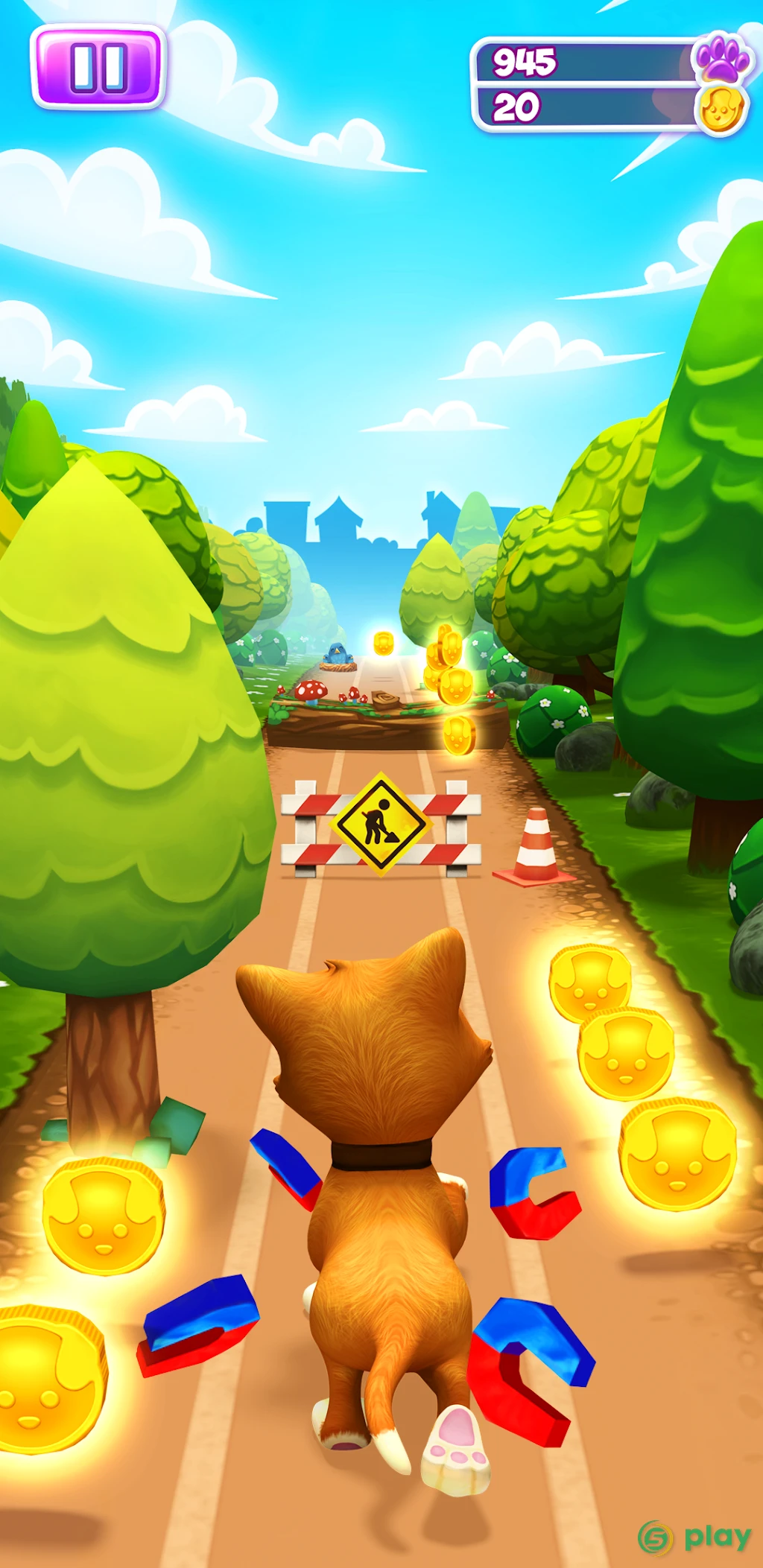 Pet Run - Puppy Dog Game — скриншот 1