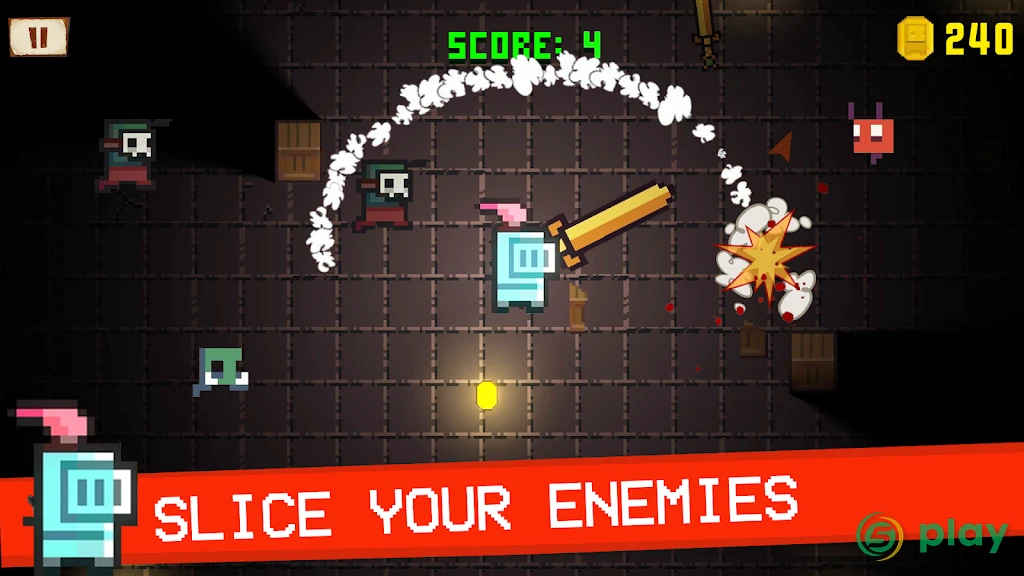 SLICE KNIGHT – DUNGEON FIGHTER & WEAPON SIMULATOR — скриншот 2