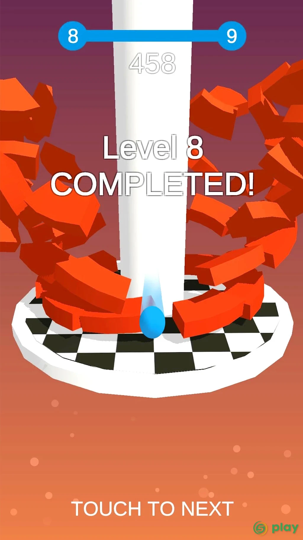 Stack Ball - сломай платформы — скриншот 2