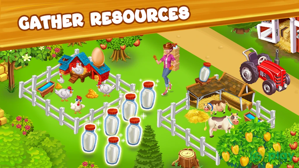 Farm Day Village фермер: Offline игры — скриншот 3