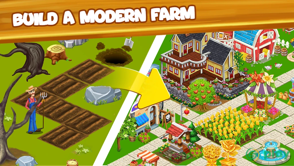 Farm Day Village фермер: Offline игры — скриншот 5
