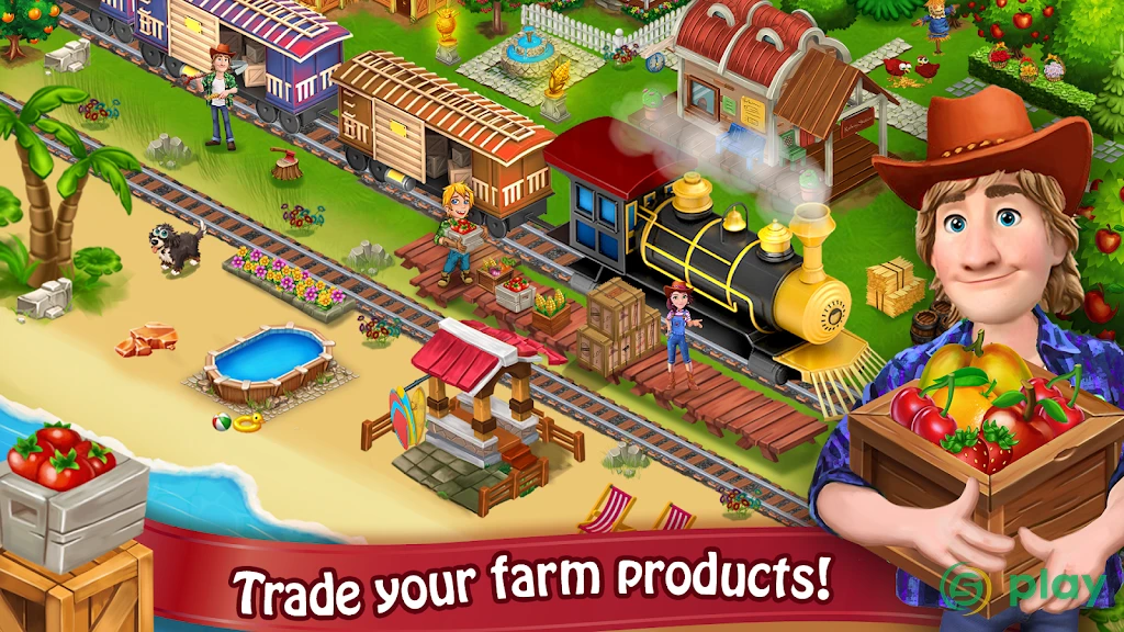 Farm Day Village фермер: Offline игры — скриншот 8