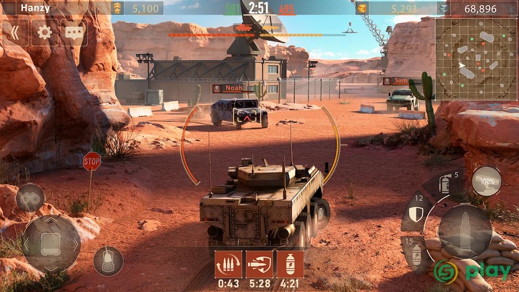 Metal Force: Modern Tanks — скриншот 1