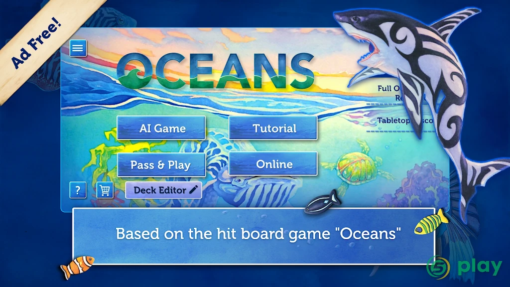 Oceans Board Game Lite — скриншот 1