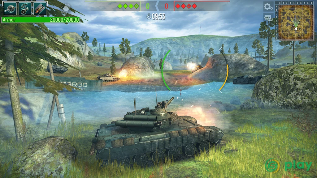 Tank Force: Лучшие игры танки онлайн по сети — скриншот 10