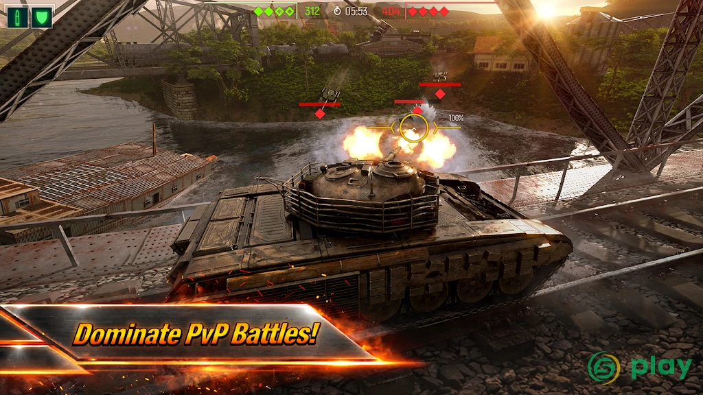 Tank Force: Лучшие игры танки онлайн по сети — скриншот 2