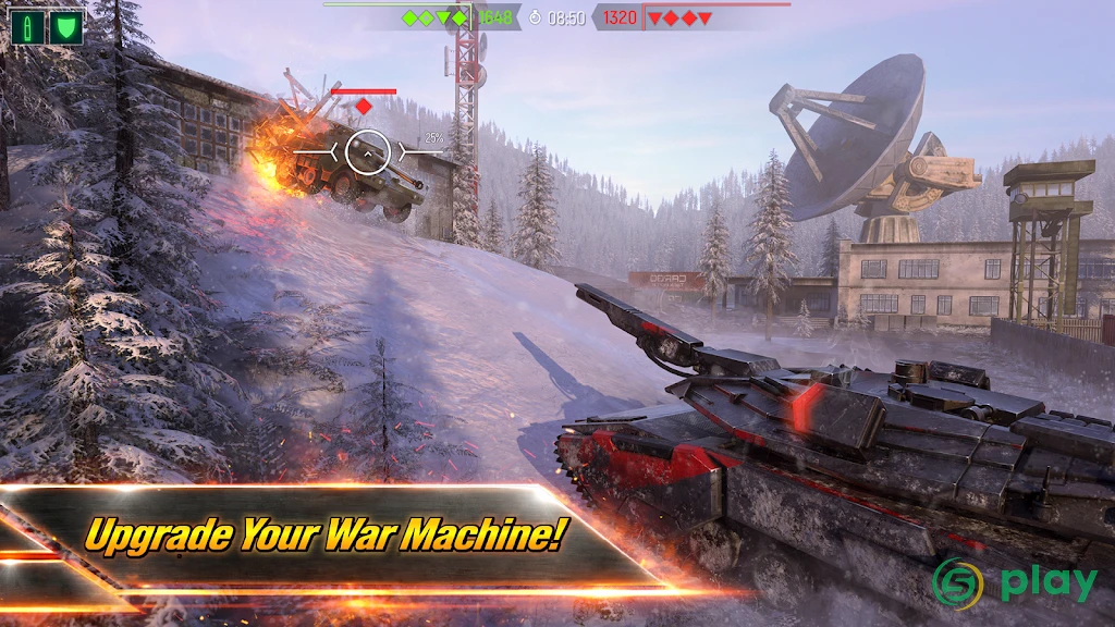Tank Force: Лучшие игры танки онлайн по сети — скриншот 4