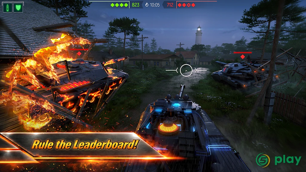 Tank Force: Лучшие игры танки онлайн по сети — скриншот 6