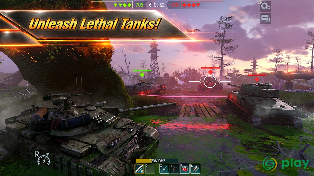 Tank Force: Лучшие игры танки онлайн по сети — скриншот 7