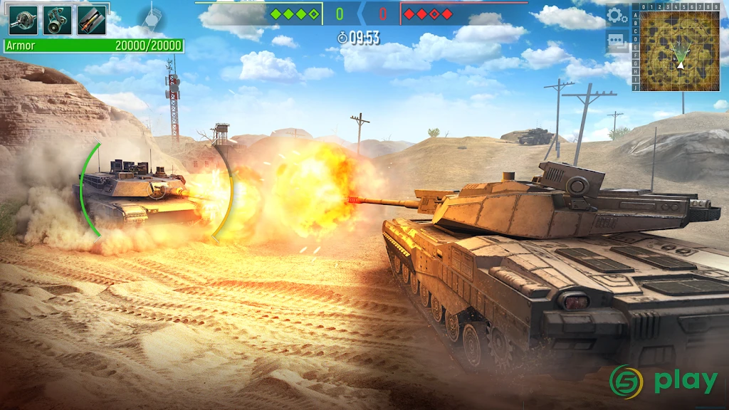 Tank Force: Лучшие игры танки онлайн по сети — скриншот 9