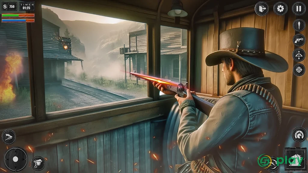 West Mafia Redemption: Gold Hunter FPS Shooter — скриншот 4