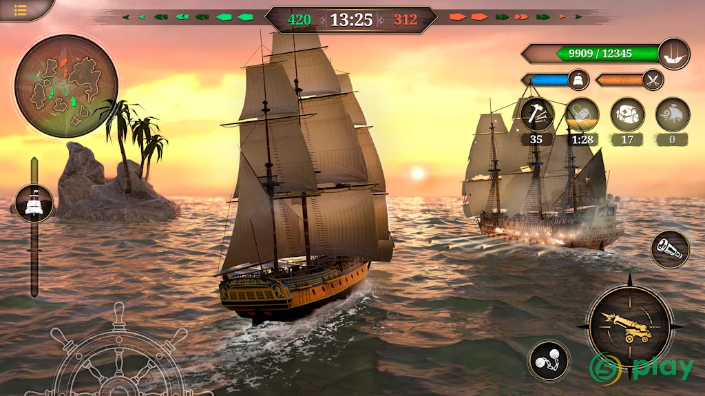 King of Sails: Морской бой — скриншот 1