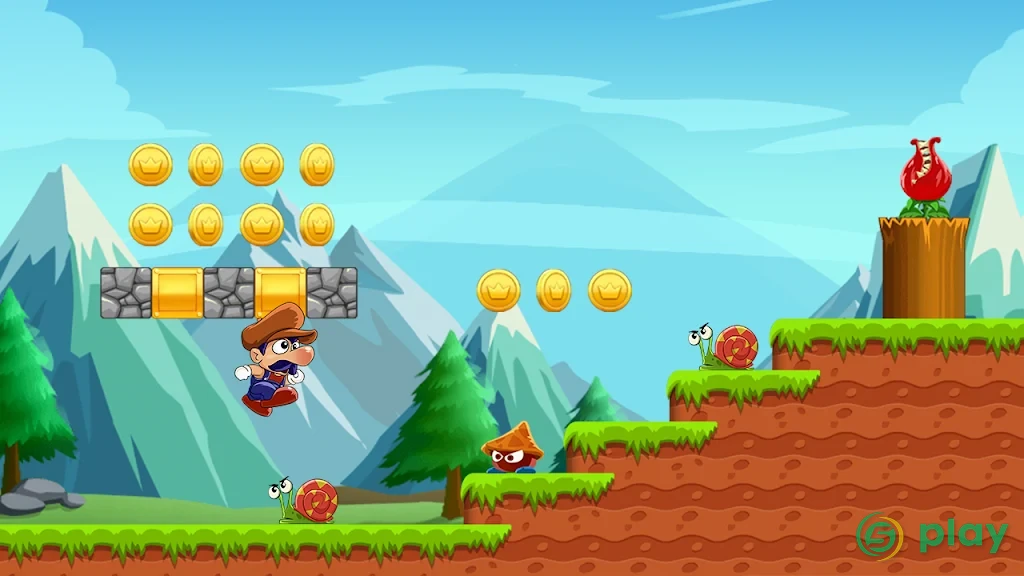 Super Bino Go - New Adventure Game — скриншот 1