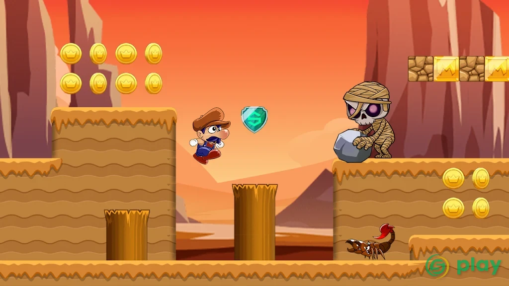 Super Bino Go - New Adventure Game — скриншот 2
