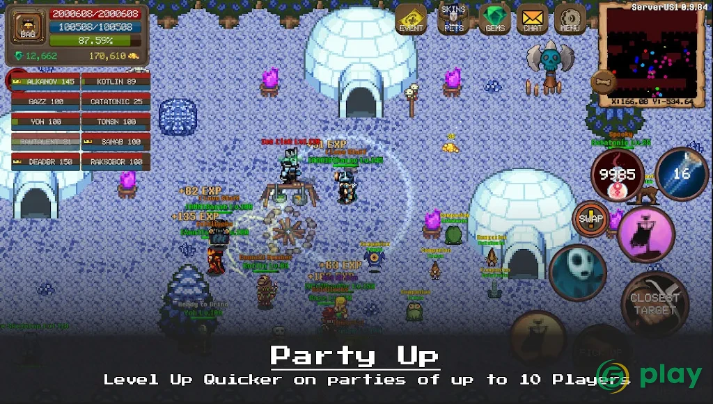 MMORPG Laurum Online - RPG - Pixel MMO - PVP — скриншот 8