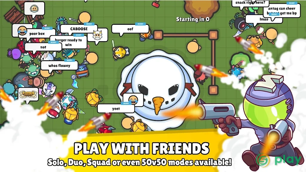 ZombsRoyale.io - 2D Battle Royale — скриншот 1