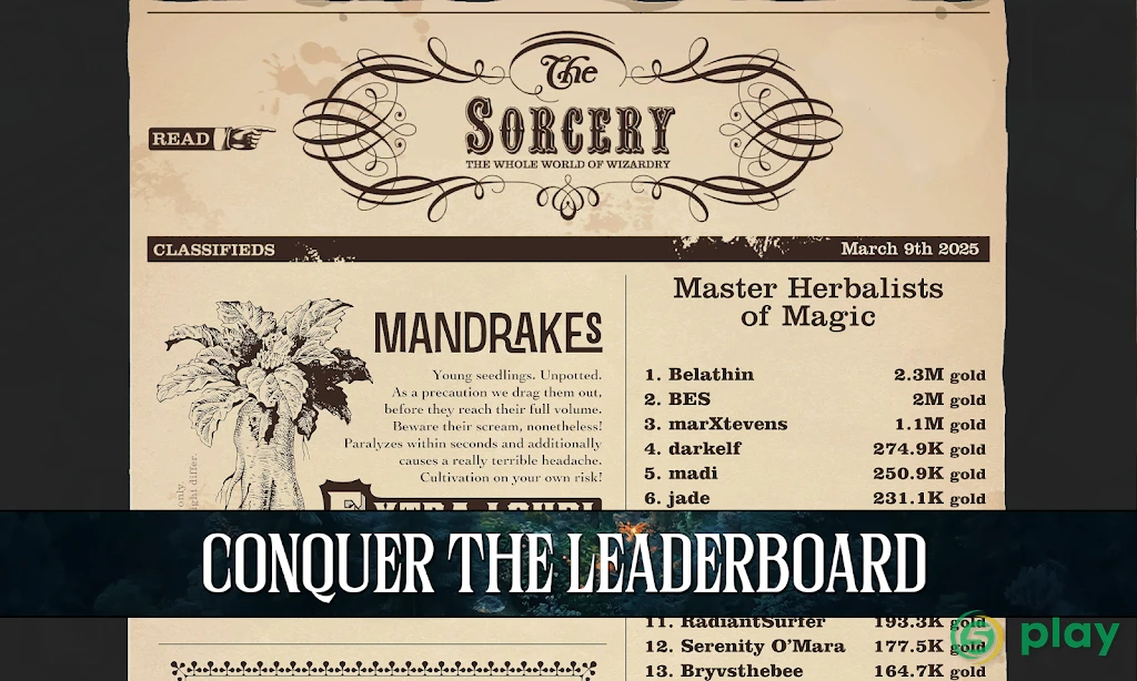 Wizards Greenhouse Idle — скриншот 6