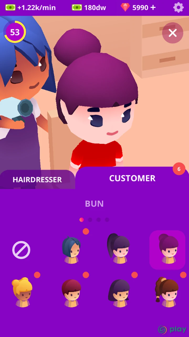 Idle Beauty Salon: Парикмахерская и маникюр — скриншот 6