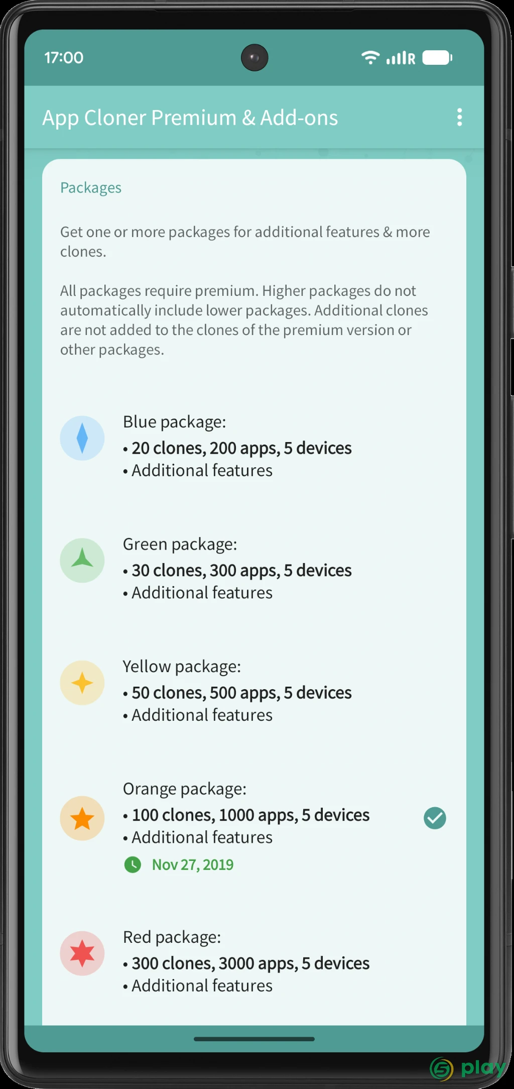 App Cloner Premium & Add-ons — скриншот 4