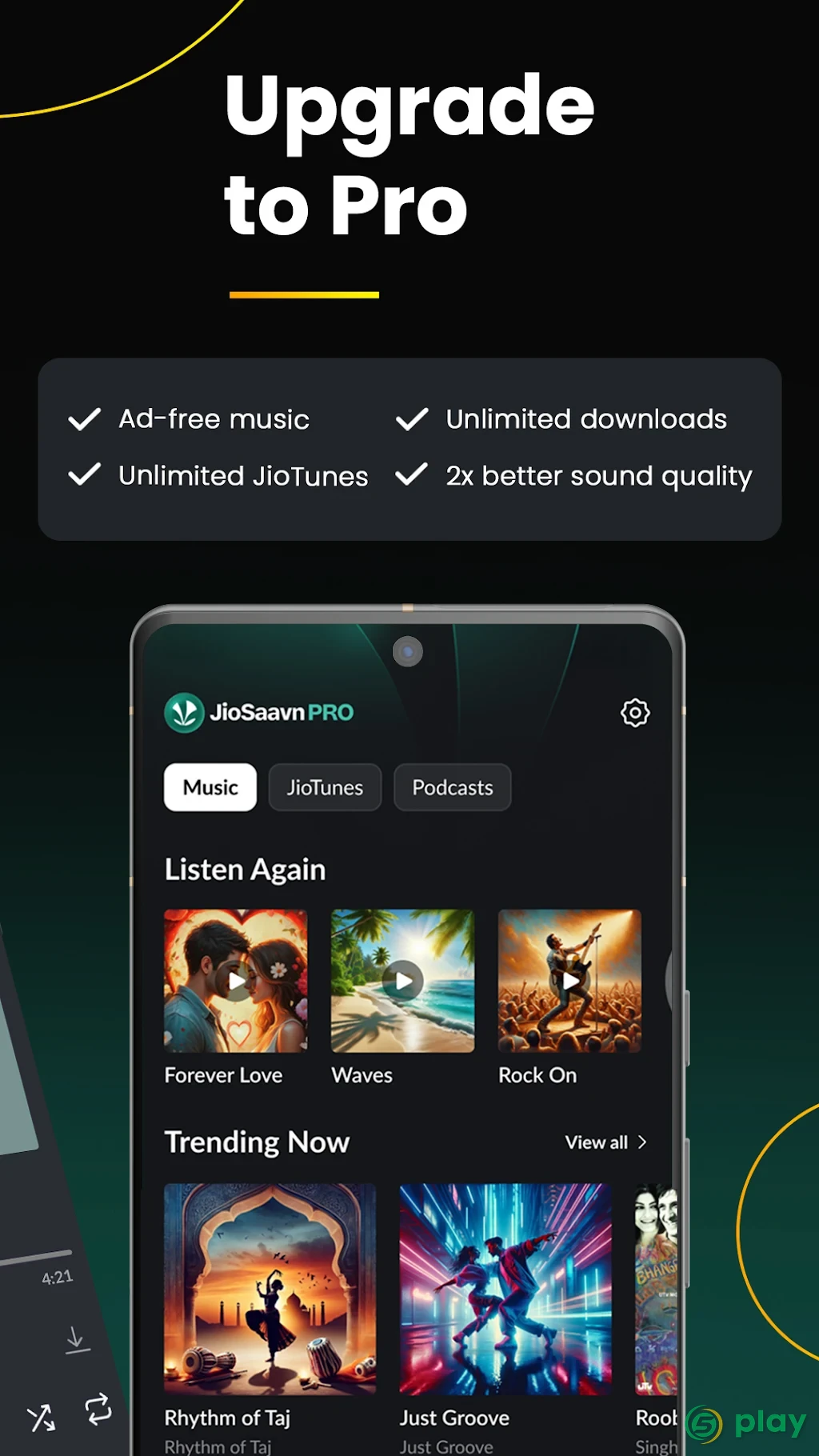 JioSaavn Music & Radio – JioTunes, Podcasts, Songs — скриншот 8