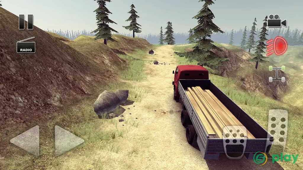 Truck Driver crazy road — скриншот 1