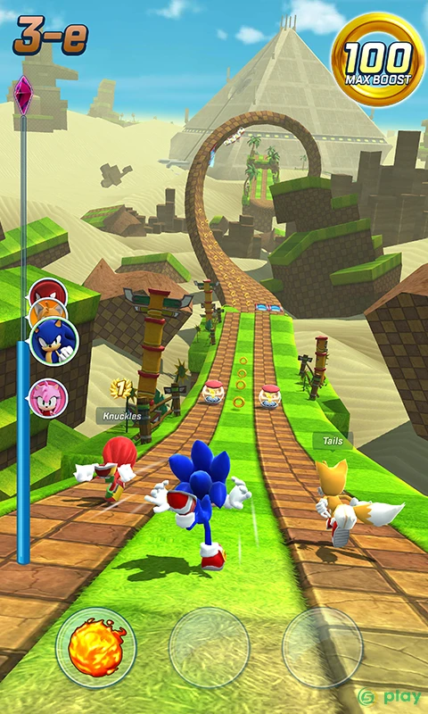 Sonic Forces: Speed Battle — скриншот 1