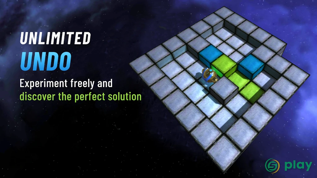 Space Puzzle - Move Boxes & Solve Puzzles 3D — скриншот 3