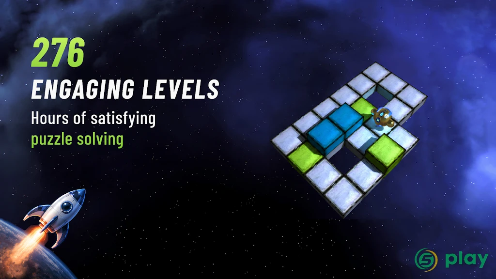 Space Puzzle - Move Boxes & Solve Puzzles 3D — скриншот 4