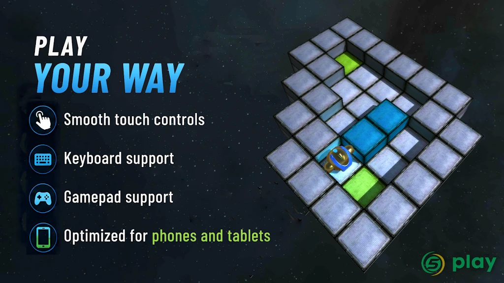 Space Puzzle - Move Boxes & Solve Puzzles 3D — скриншот 5