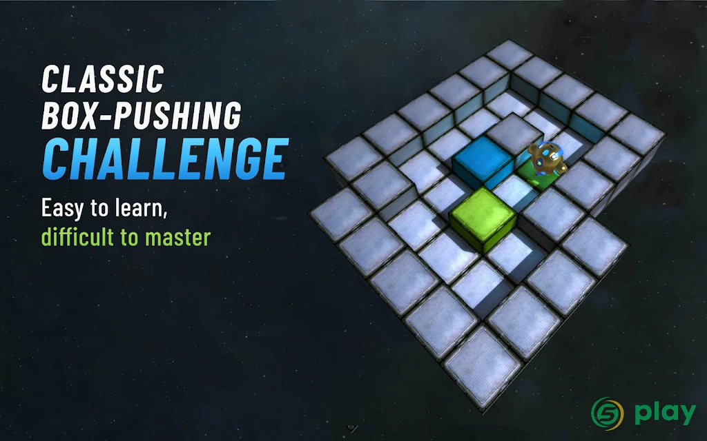 Space Puzzle - Move Boxes & Solve Puzzles 3D — скриншот 8
