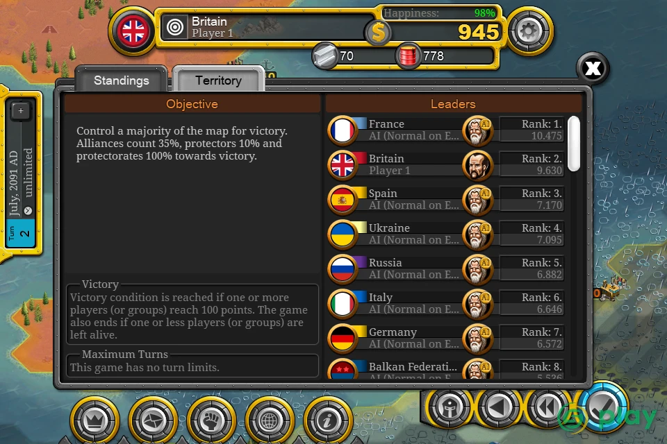 Demise of Nations — скриншот 7