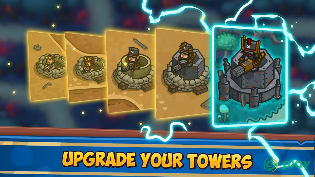 Steampunk Defense: Tower Defense — скриншот 2