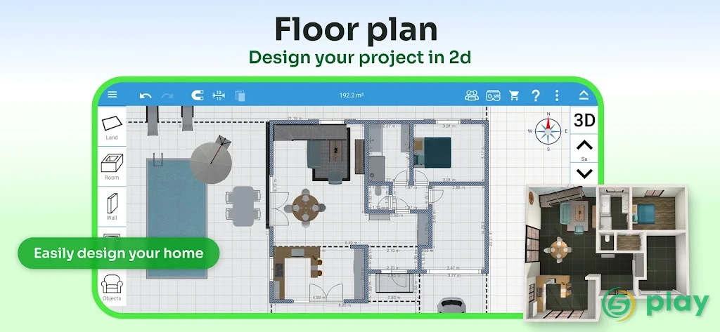 Home Design 3D — скриншот 1