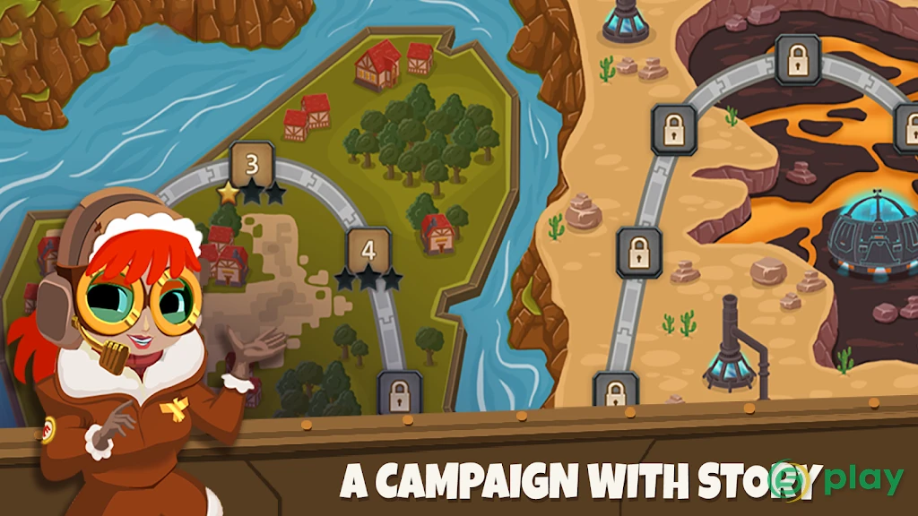Gold Rush TD — скриншот 1