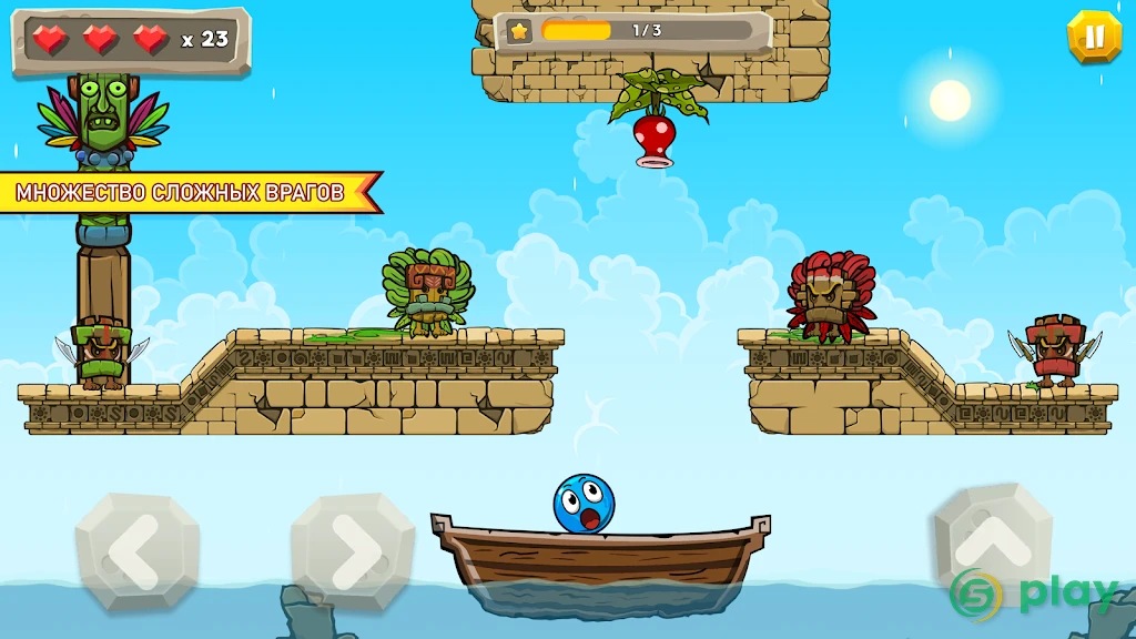 Blue Ball 11: Bounce Ball Adventure — скриншот 4