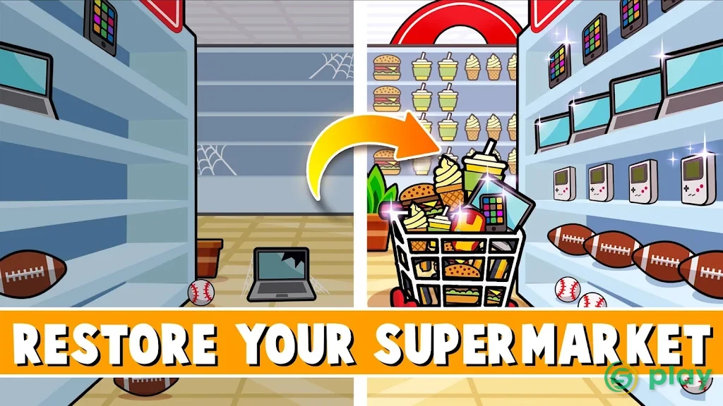 Idle Shopping Tycoon: Супермаркет Магазин Магнат — скриншот 10