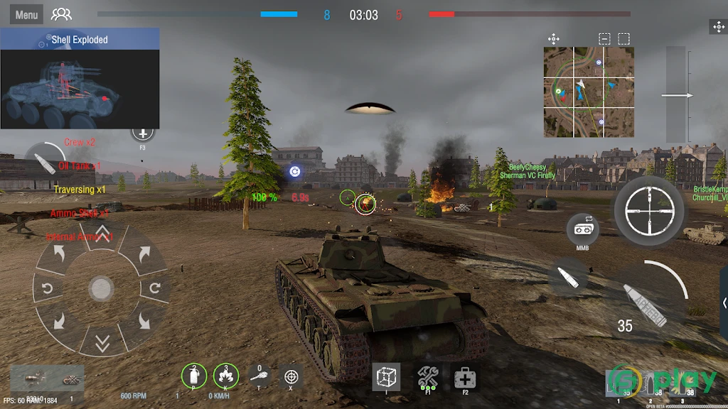 Panzer War — скриншот 1