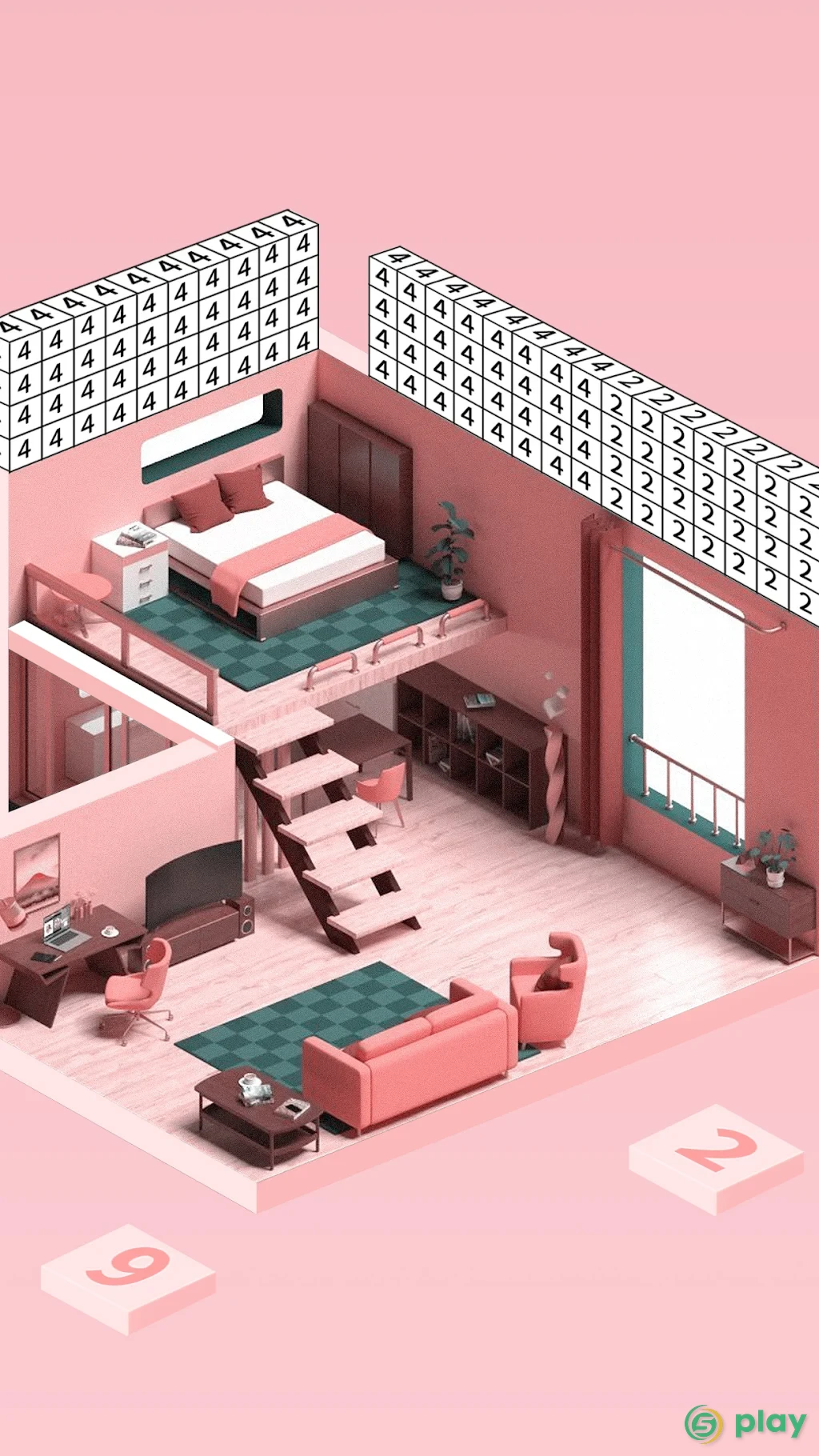 Color World 3D — Раскраска по цифрам — скриншот 2