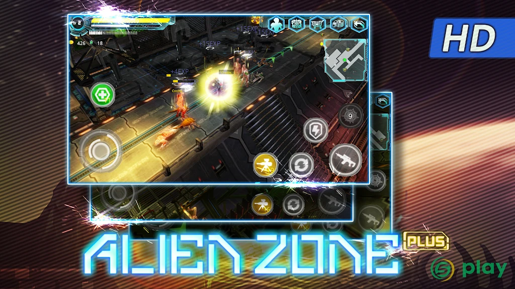 Alien Zone Plus HD — скриншот 4