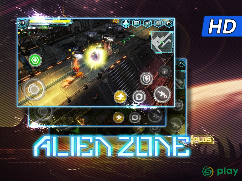 Alien Zone Plus HD — скриншот 5