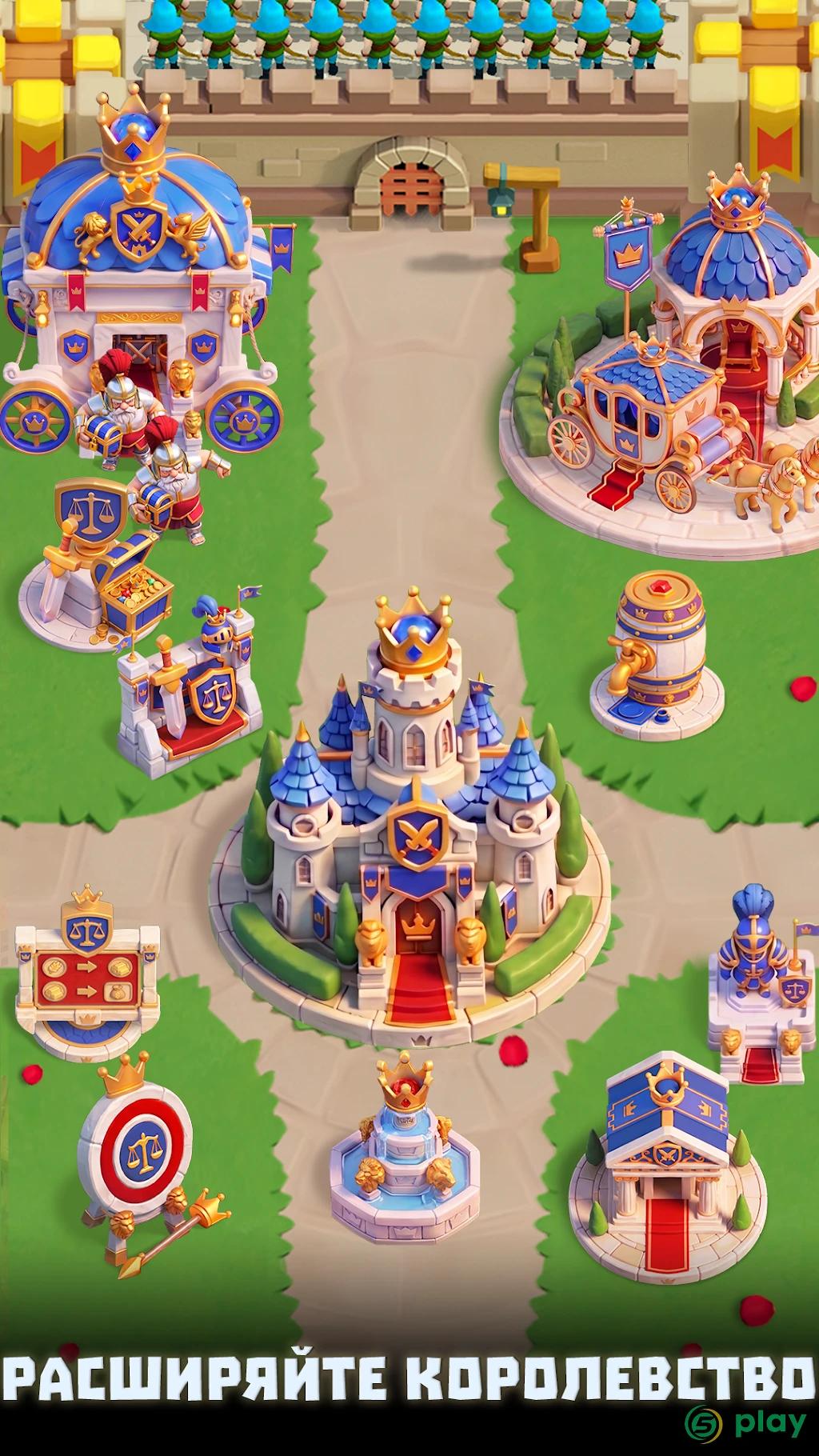 Wild Castle: 3D Offline Strategy Defender TD — скриншот 3