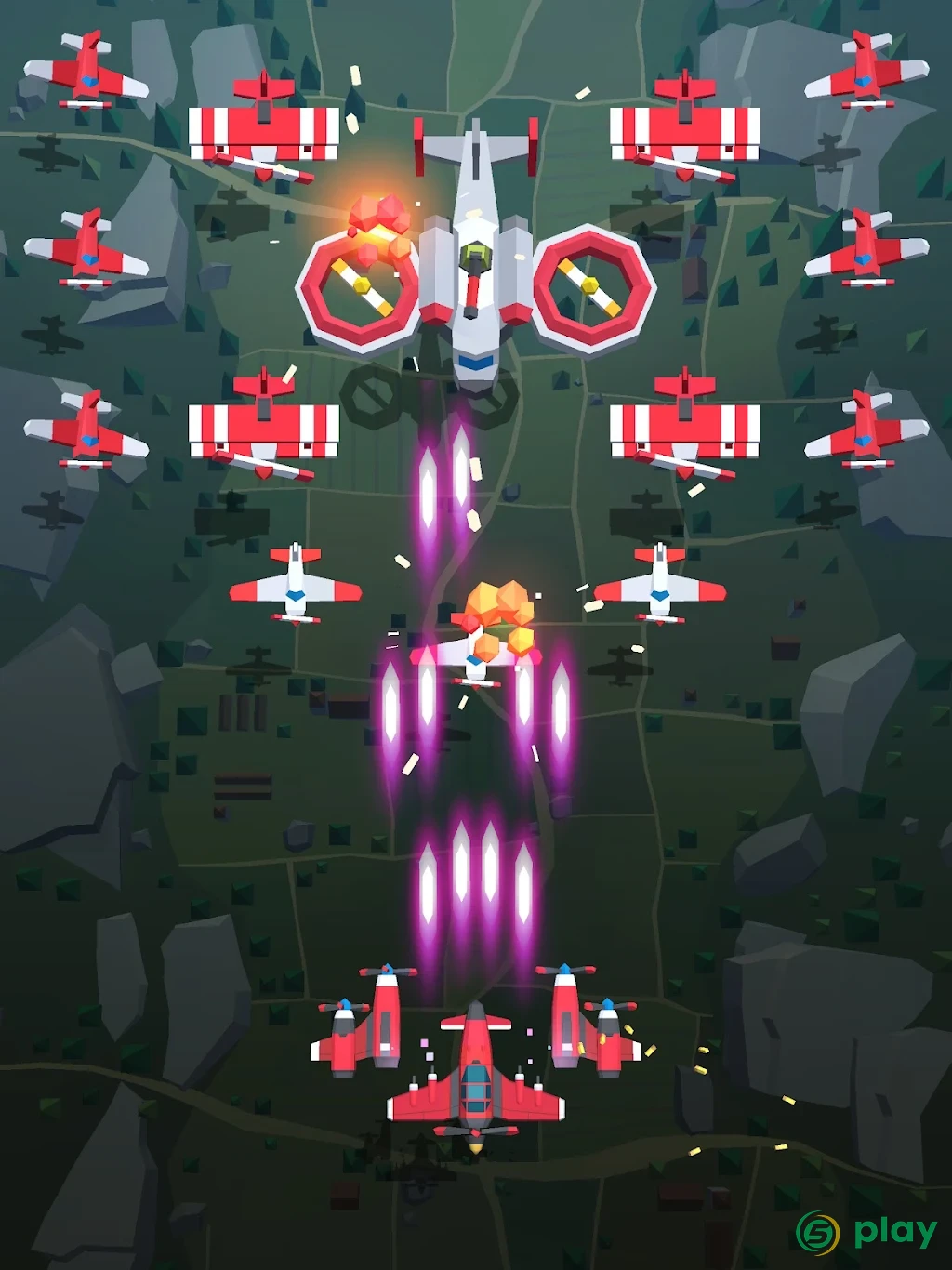 Burning Sky: Aircraft Combat 3D — скриншот 12