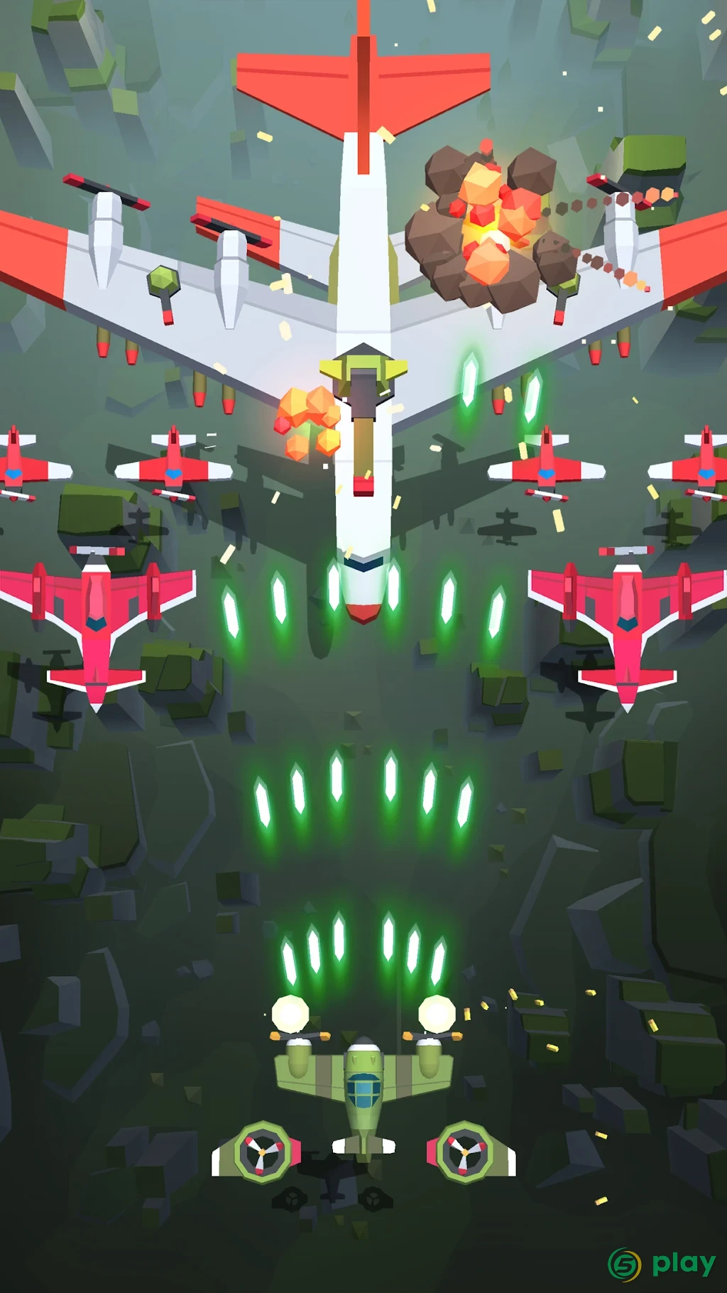 Burning Sky: Aircraft Combat 3D — скриншот 2