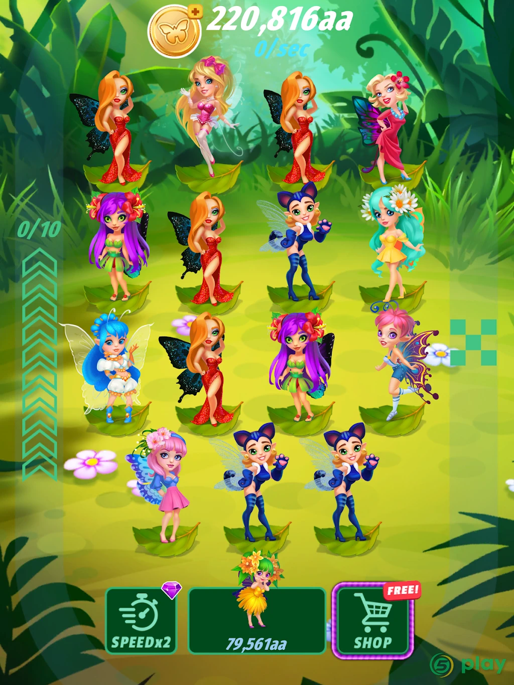 Merge Fairies - Best Idle Clicker — скриншот 11