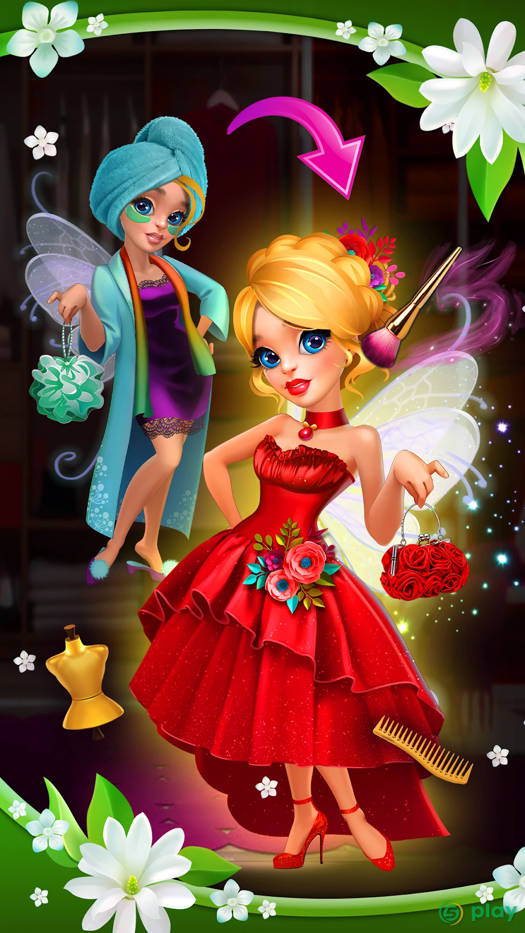 Merge Fairies - Best Idle Clicker — скриншот 1